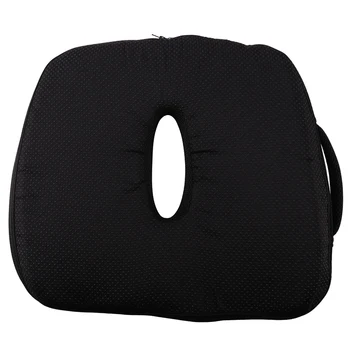 

Comfort Orthopedic Chair Seat Cushion Memory Foam Non-Slip Home Office Car Seat Cushion for Tailbone Sciatica Back Pain Relief