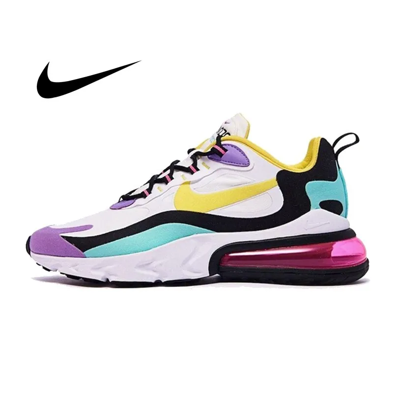 Hot Sale  Nike Air Max 270 React Men's Running Shoes Outdoor Sneakers New Arrival Breathable Fitness Jogging 