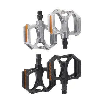 

1 Pair M195 Bicycle Pedals 2 Bearings Aluminum Body with Reflector for MTB Mountain Bike Cycling Parts Supplies