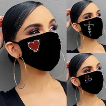 Adults Rhinestones Bling Bling Diamond Mask Masque Adulte Réutilisable Mascarillas Reutilizables Lavables Mascarilla Mujer Maske