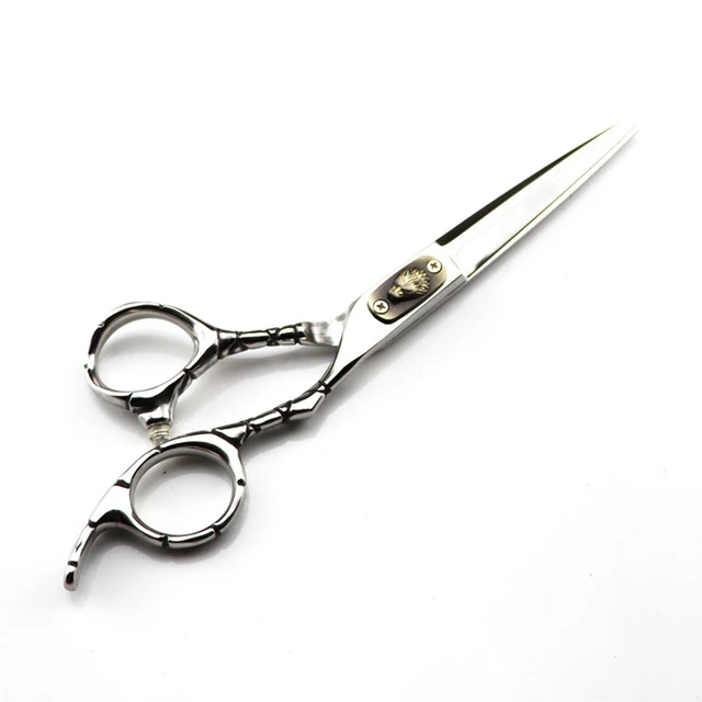 Professional Japan 440c steel 6 '' Skull scissor cut hair scissors haircut  thinning barber cutting shears hairdressing scissors - AliExpress