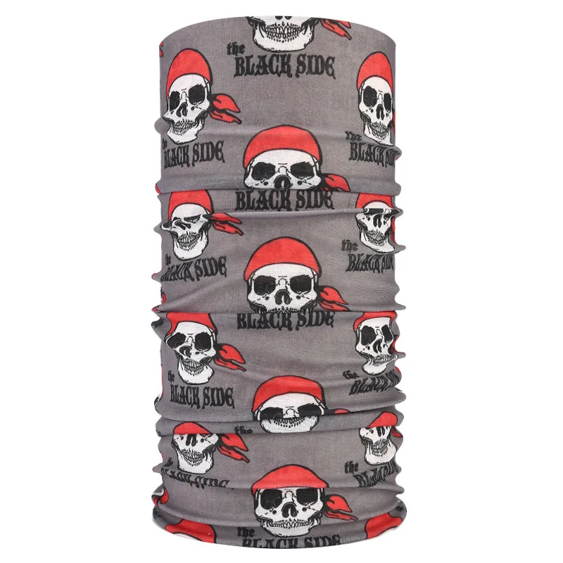 Outdoor Popular Skull Neck Bandanas Ring Multifunctional Seamless Tubular Magic Tube Scarf for Baby Kids Headband Hijab paul smith scarves