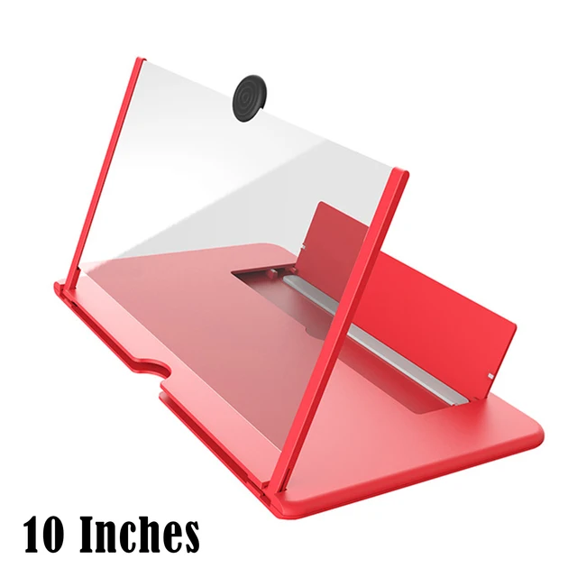 Cell Phone Screen Magnifier Video Amplifier Smart Phone Bracket Holder Folding 3D HD Magnifying Glass Large Screen лупа C 10 Inches
