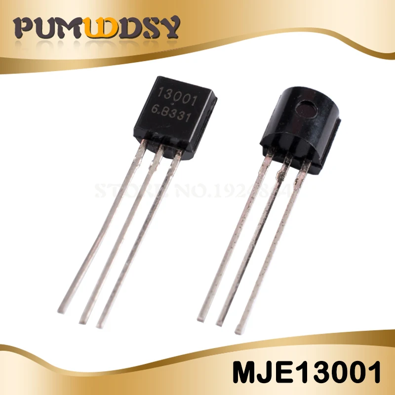 100 шт E13001 MJE13001 13001 TO 92 NPN IC|Транзисторы| |