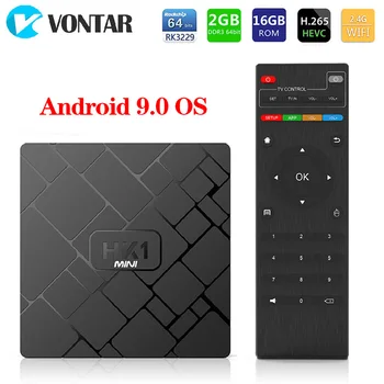 

HK1 mini Smart TV Box Android 9.0 2GB16GB Rockchip RK3229 H.265 4K 2.4GHz WiFi Youtube Netflix Set Top Box HK1mini media player