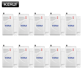 KERUI-433mhz 무선 도어 센서 홈 알람 보안 창/도어 센서 감지기, W18 W20 K52 WIFI GSM 경보 시스템