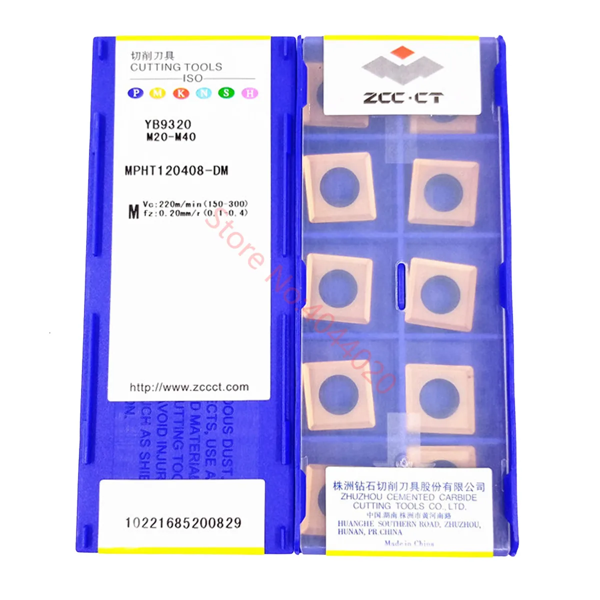 

ZCC.CT MPHT080305-DM YB9320 MPHT120408-DM Inserts SMP03 Trihedral blade