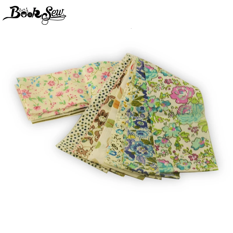 Booksew 5x50 см желе ролл полоски из хлопка с принтом цветов 6-9 шт./лот Telas DIY Лоскутная Ткань Лоскутное шитье материал - Цвет: 9pcs 5x50cm
