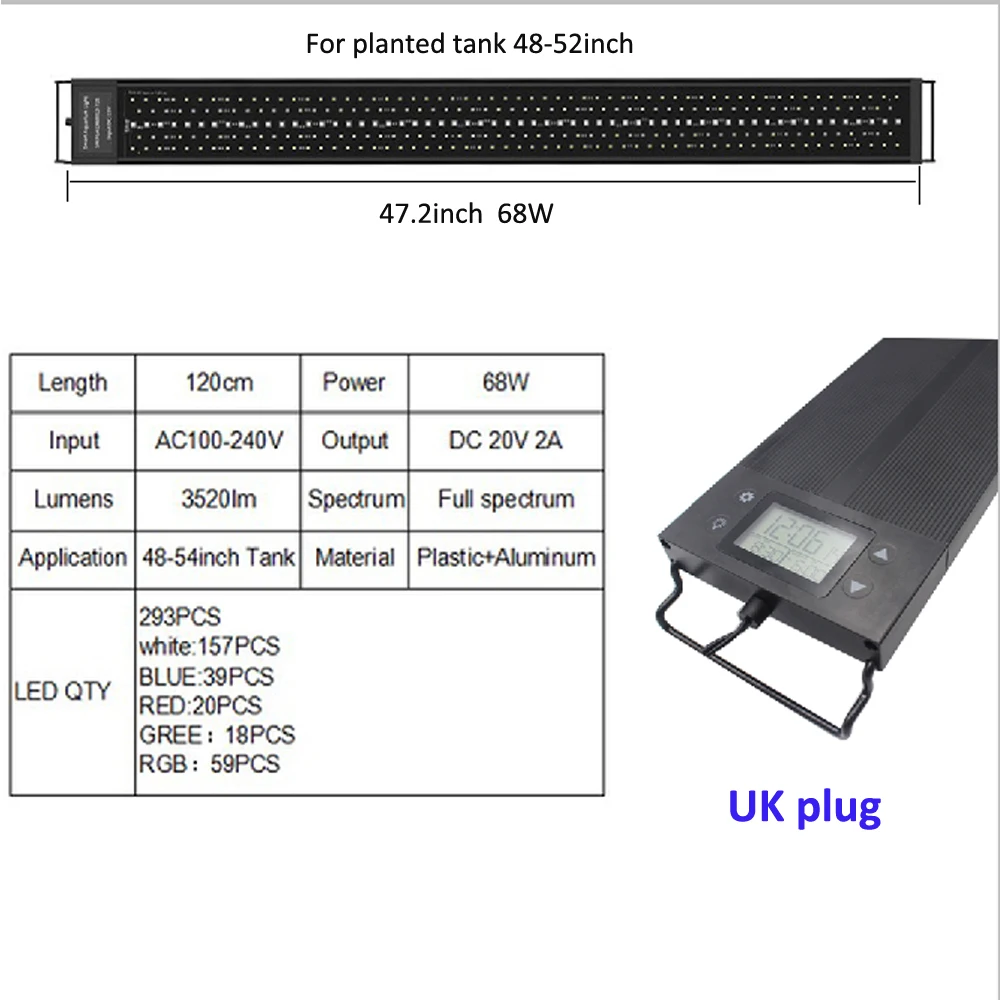 48-52inch UK Plug