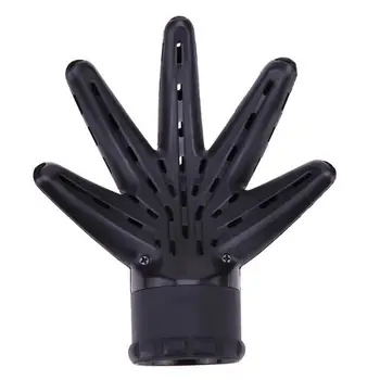 

Black Hand Shape Plastic HairDryer Diffuser Professional Hairdressing Salon Hairstyling Accessories For Curly Hair