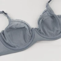 Beauwear damska kwiecista koronka biustonosze perspektywa biustonosz z fiszbinami seksowna bielizna Plus rozmiar Bralette duża miseczka 36-46 D DD E DDD F 3