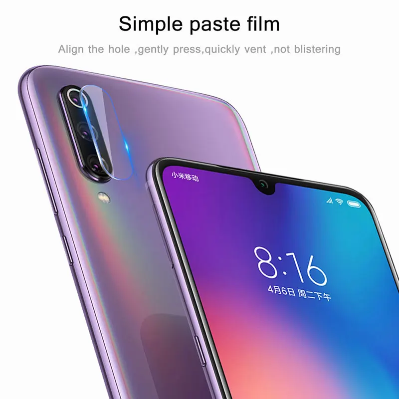 2 шт. для Xiaomi mi 9 Lite защита для объектива камеры закаленное стекло для mi A3 Lite mi cc9 cc9e Защитная стеклянная крышка для камеры