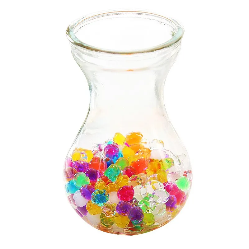 Водопоглощающий шар, кристальная грязь, красочный Жемчуг в форме кристалла, гидрогель для почвы, бусина для воды, шар для выращивания грязи, свадебная лампа для выращивания