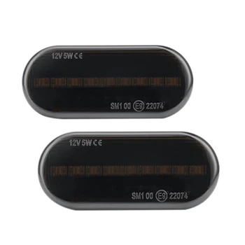 

2Pcs Amber Led Fender Side Marker Turn Signal Lights for Seat Ibiza Leon for Skoda Octavia for Ford Focus Mk2