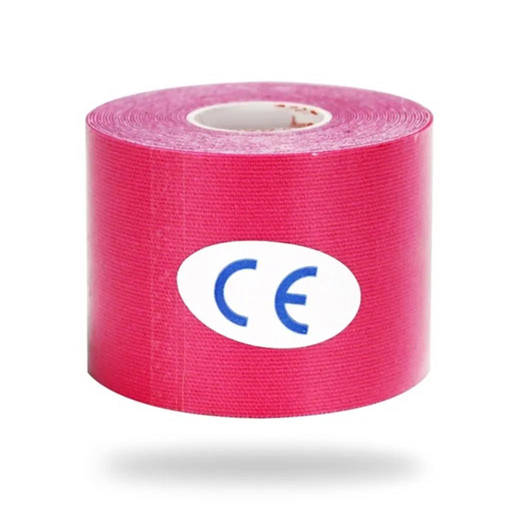 Sports Elastic Self-adhesive Bandages Intramuscular Effect Patch Medical Cotton Muscle Stickers Sports Bandages - Цвет: red 5cm