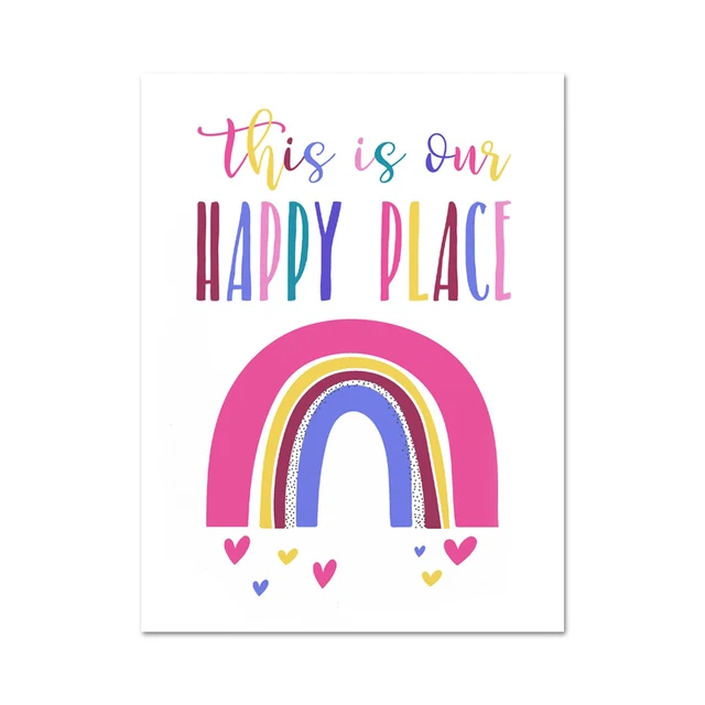 Create Dream Inspire Canvas Poster Nursery Quote Wall Art Print Painting Nordic Picture Kids Bedroom Decor You Art My Sunshine L1213-3
