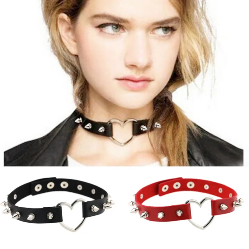 Новая женская обувь в стиле панк с шипами и заклепками форме сердца готическом