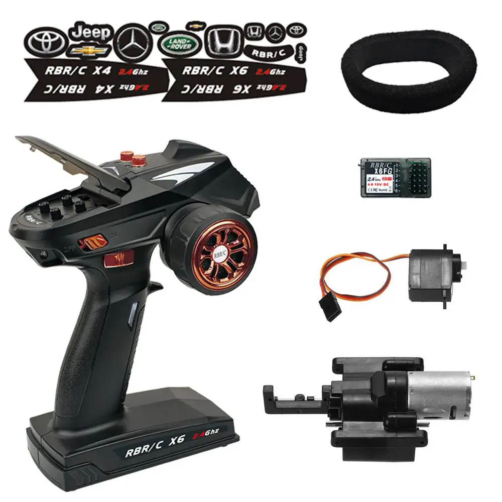 X6 2.4G 6CH Transmitter with X6FG Receiver for Q65 MN-90 Rc Car Boat Tank Model Parts | Игрушки и хобби