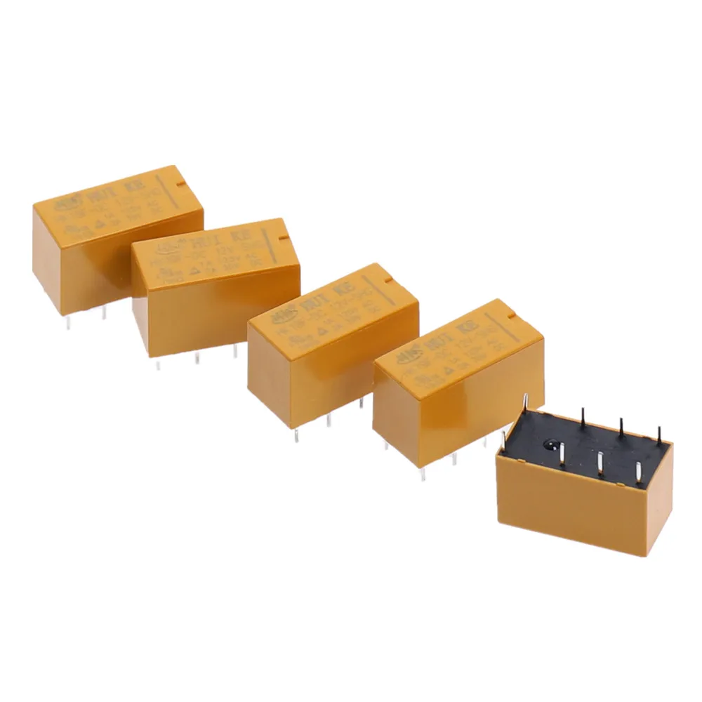 Relais Carte SRD-12VDC-SL-C - Lot De 2 - 12V DC, 10A 250V - SPDT 5 Broches - Pour Automatismes, électronique