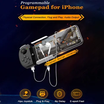 

Physical Connection Type C Charging Auxiliary Controller Single Hand Game Accessory Power Supply No Delay For Apple Phone