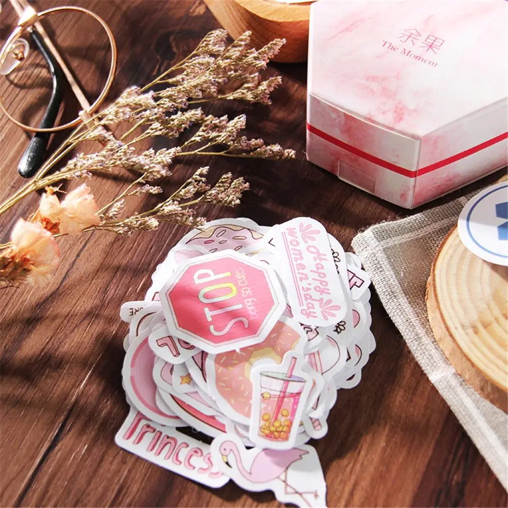 100 шт. наклейки серии The Moment Kawaii DIY скрапбукинг украшения самоклеющиеся