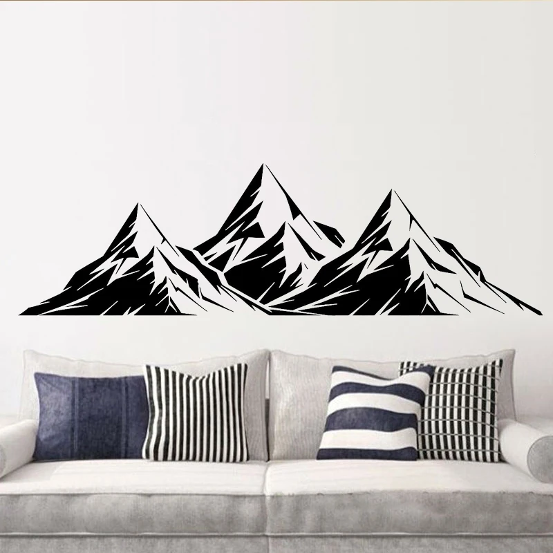 

Cool Graphics Vinyl Wall Decal Mountains Room Decoration Home Decor Art Culture Mural