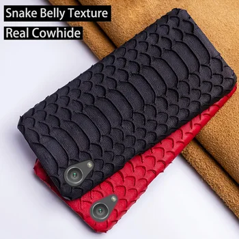 

Snakeskin Texture leather For Sony Xperia X Z Z2 Z3 Z4 Z5 XZ2 XZ4 Compact XA XA1 XA2 Ultra XZ1 XZ Premium 5 8 10 Plus Case