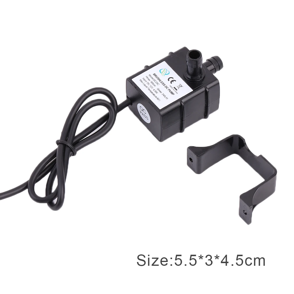 AD20P 240L/H DC 12 В 2 фазы охлаждения процессора автомобиля Бесщеточный Водяной насос водонепроницаемый низкое энергопотребление водяной насос