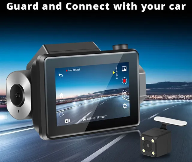 

3GwifiGPS driving recorder HD night vision 24-hour parking monitoring