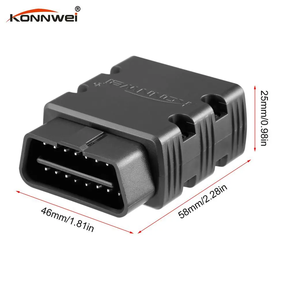 Konnwei KW902 ELM327 Bluetooth OBD2 автомобильный диагностический сканер неисправностей детектор инструмент считыватель кода OBDII автоматический сканер Интерфейс