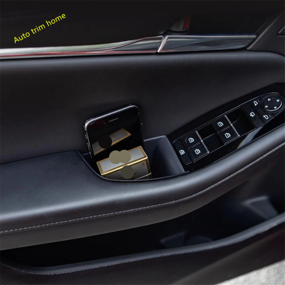 

Lapetus Inner Front Door Handle Armrests Storage Multifunction Box Tray Holder Cover Fit For Mazda 3 2019 2020 Auto Accessories