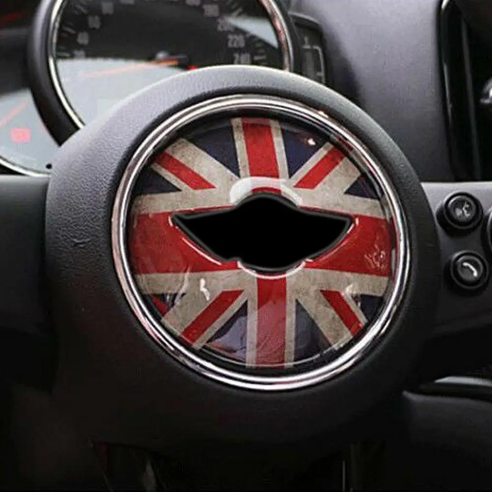 3D наклейка на руль для Mini Cooper F55 F56, наклейка на руль автомобиля, аксессуары для салона автомобиля