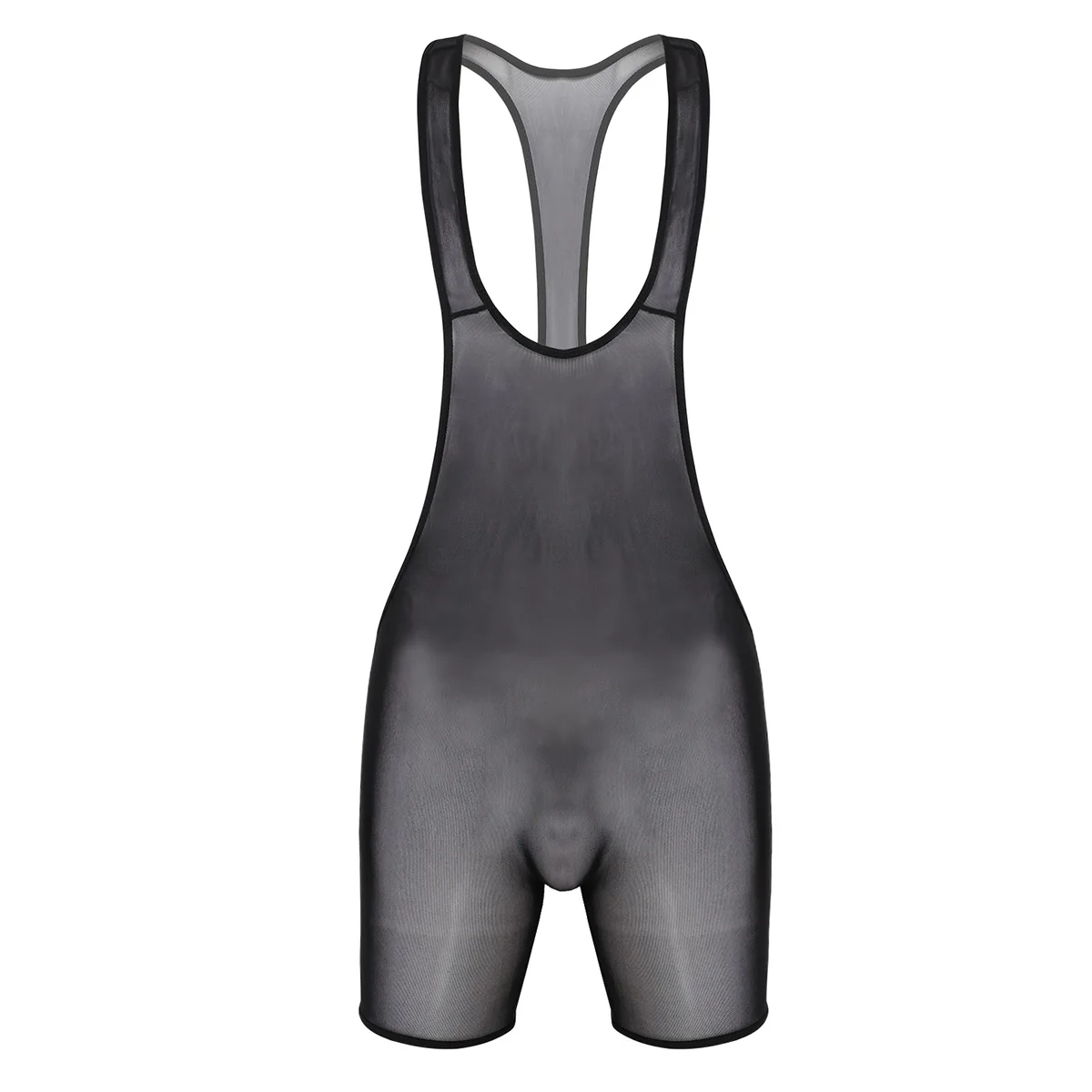 Black Мужской перспективный сетчатый комбинезон Bopdysuit, мужской сценический костюм для ночного клуба, нижнее белье, боди, костюм, купальник, одежда для сна, наряды для свадебной вечеринки - Color: Black