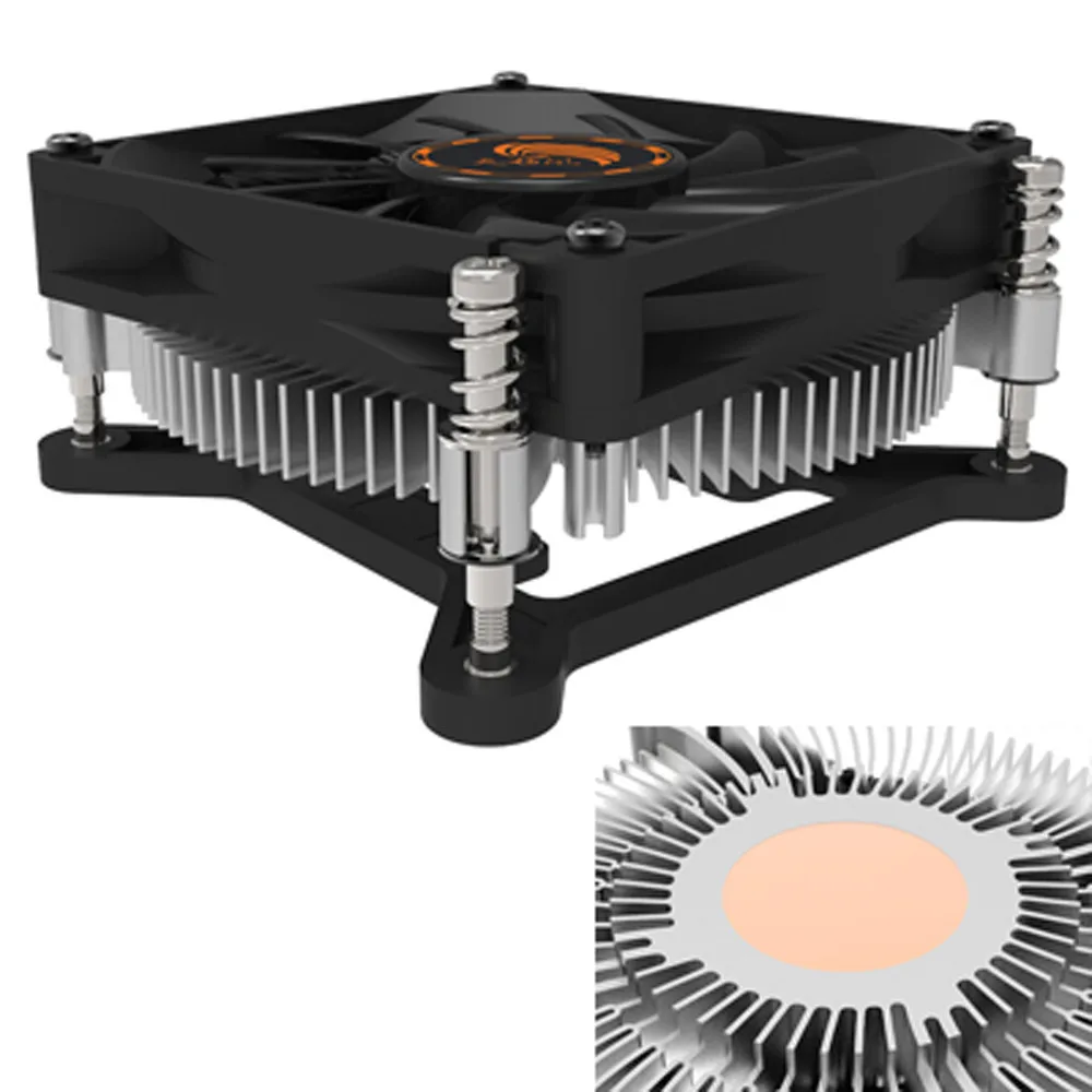 servidor cpu cooler ventilador de refrigeração cobre radiador alumínio para intel lga