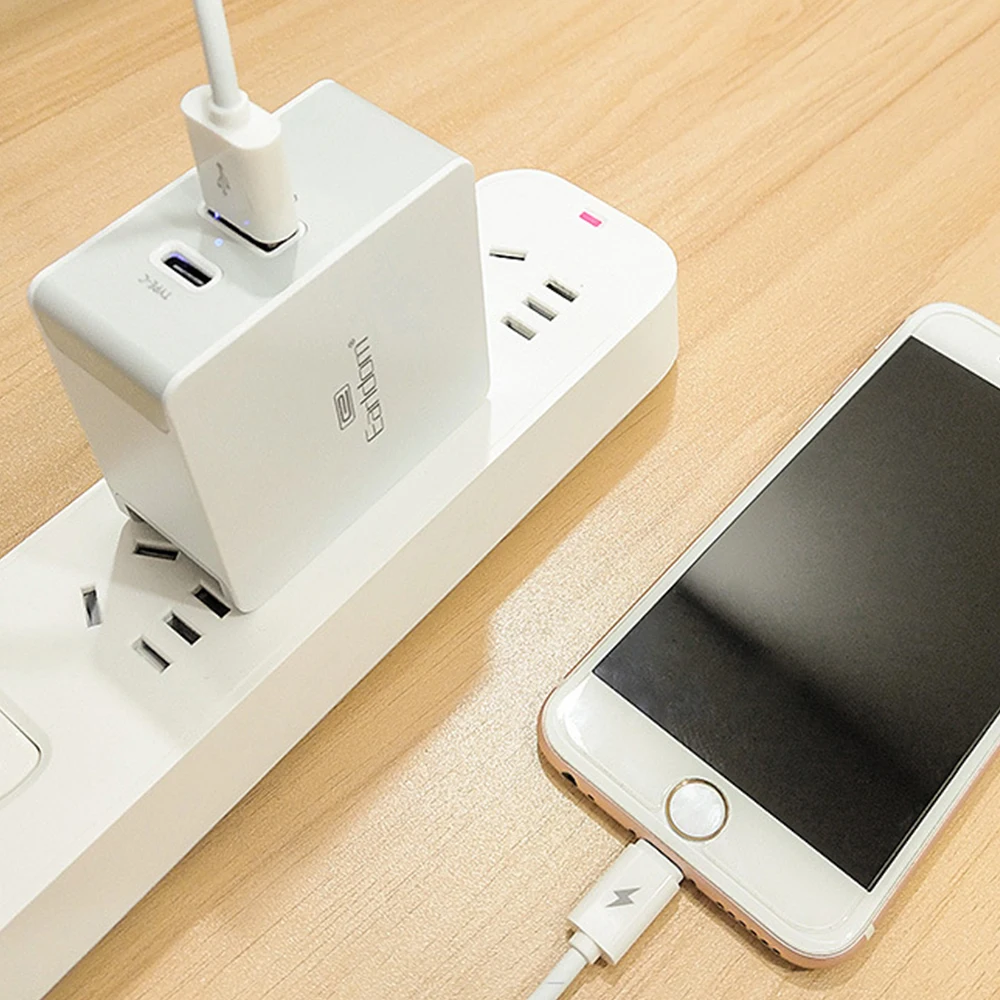 FDBRO 36 Вт type-C USB настенное зарядное устройство PD быстрое зарядное устройство и QC 3,0 USB порт для MacBook Pro, ноутбуки с USB C зарядка смартфонов