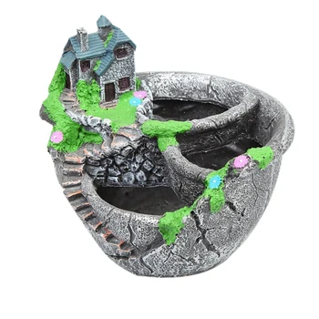 

Plant Container, Garden Flower Plant and Sweet House Flower Pot for Decoration, Interior Decoration and Gifts, Micro- Landscape