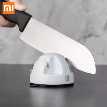 

Xiaomi Mini Double Wheel Knife Sharpener Dual Mode Sharpening PVC Suction Stone Grinder Grindstone Tools for Kitchen