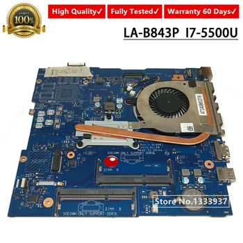 

AAL10 LA-B843P SR23W I7-5500U Mainboard For Inspiron 5458 5558 5758 laptop motherboard CN-0RC3PN 0RC3PN RC3PN