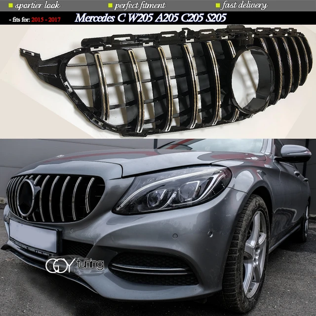 Grille calandre Panamericana Mercedes classe C 2014 2015 2016 2017 2018