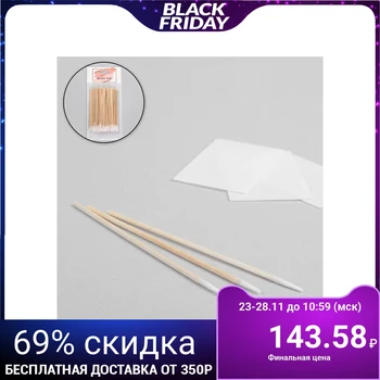 

Cotton buds on a wooden base, pointed, 10 cm, 100 pcs