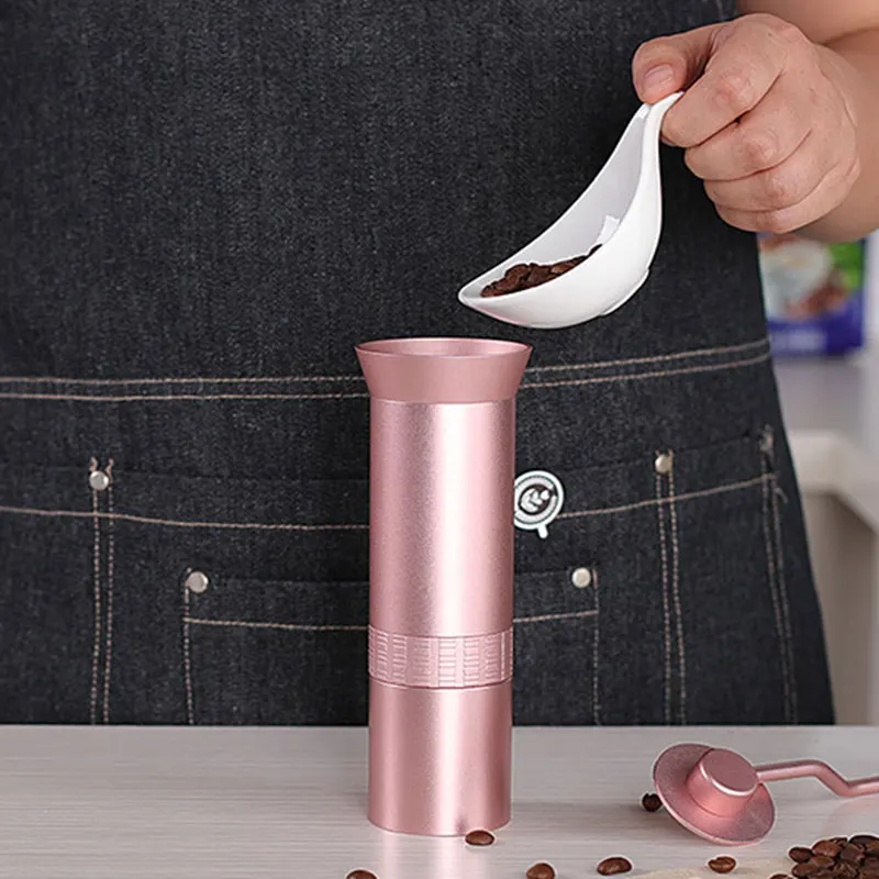 

Stainless Steel Coffee Maker Retro Manual Coffee Grinder Handmade Bean Burr Grinders Mill Kitchen Gadgets with Gifted Box