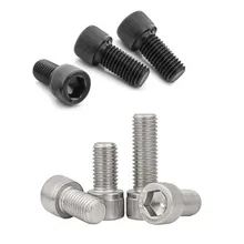 

5-50PCS DIN912 m1.6 m2 m2.5 m3 m4 m5 m6 m8 304 A2-70 Stainless steel and 12.9 grade Hexagon hex socket cap head screw bolts