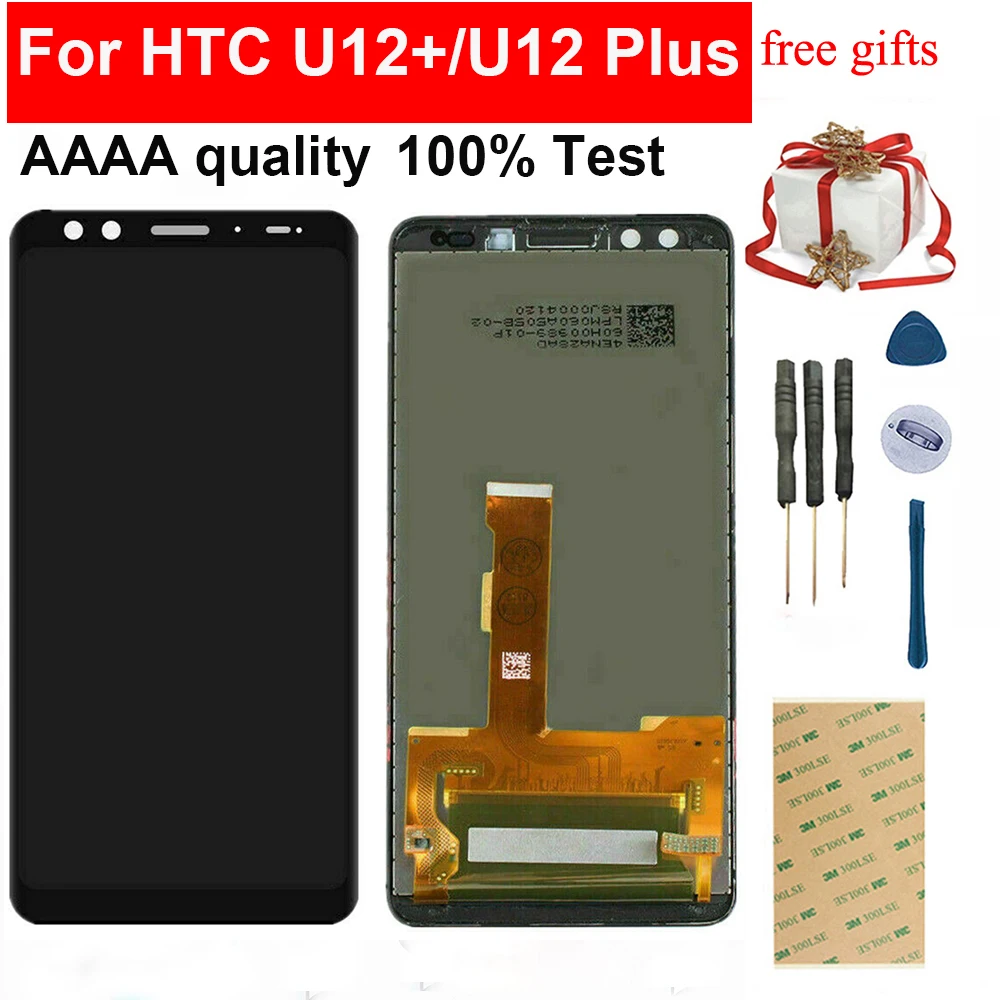 

6.0" For HTC U12+/U12 Plus LCD Touch Screen Panel Digitizer For HTC U12 Plus LCD Assembly 2880*1440 HTC U12+ LCD Replacement