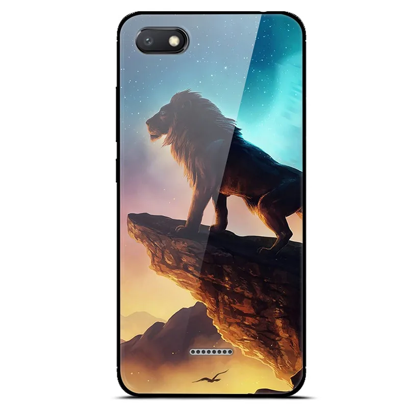 For Xiaomi Redmi 6A Case Cover Luxury Tempered Glass Case Phone Cover For Xiomi Redmi 6A 6 A A6 Phone Back Fundas Redmi 6A Case - Цвет: 5
