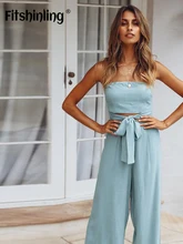 

Fitshinling Backless Loungewear Set Women Strapless Solid Sets Woman 2 Pieces Nightwear Casual Sleepwear Sexy Spring Pajamas New