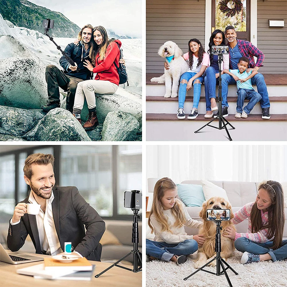 Phone Tripod Selfie Stick 1/4 interface For Phone Smartphone Holder Tripod For Mobile Tripod Phone Stand Selfie Stick Mobile Mask Vlogging Kit