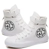 Men Casual Shoes Friends TV Show New High Top Shoe for Black Student Breathable Canvas Sneaker Hip Hop Soft Shoes 5