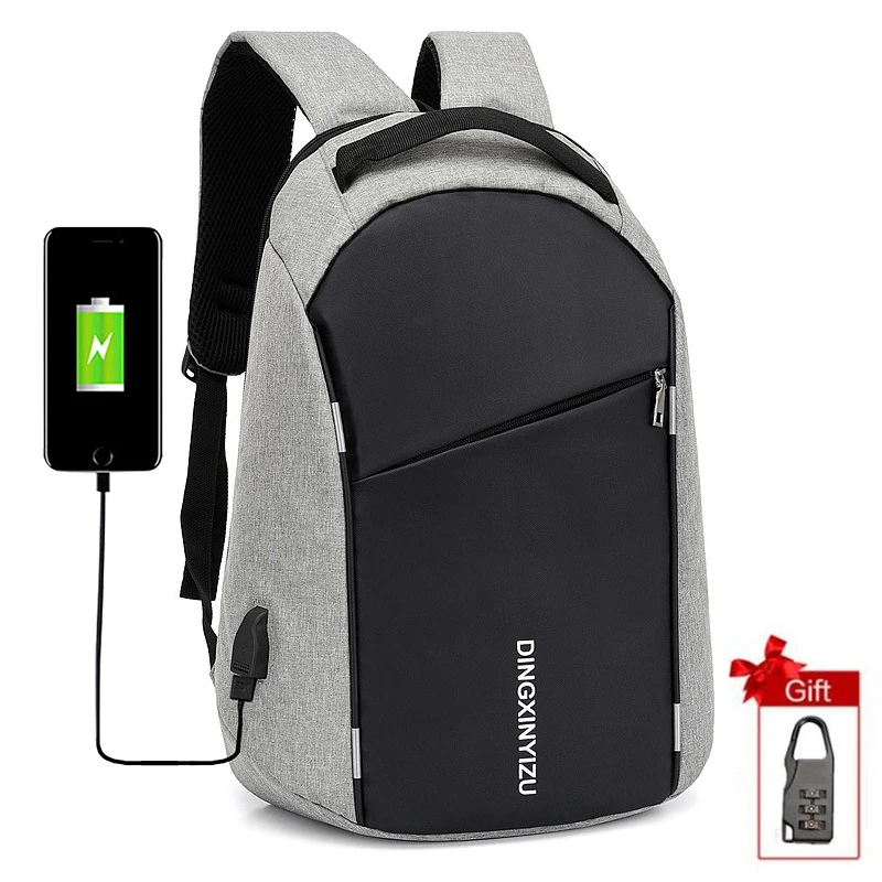 

Anti Theft Backpack Women Men Antitheft Laptop Bagpack 15.6 Notebook Mochila Antirrobo USB Charging Bag Back Pack For School Bag