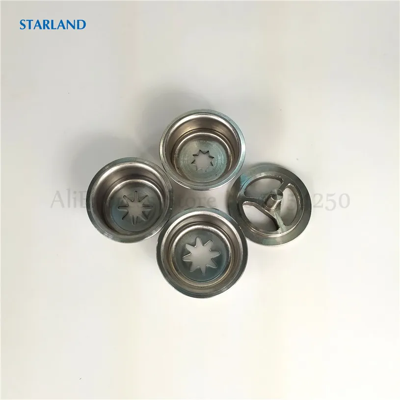 4 Pieces/Lot Churros Machines Spare Parts Nozzles Modeling Caps Spanish Molding Lid Maker Fitings Accessories