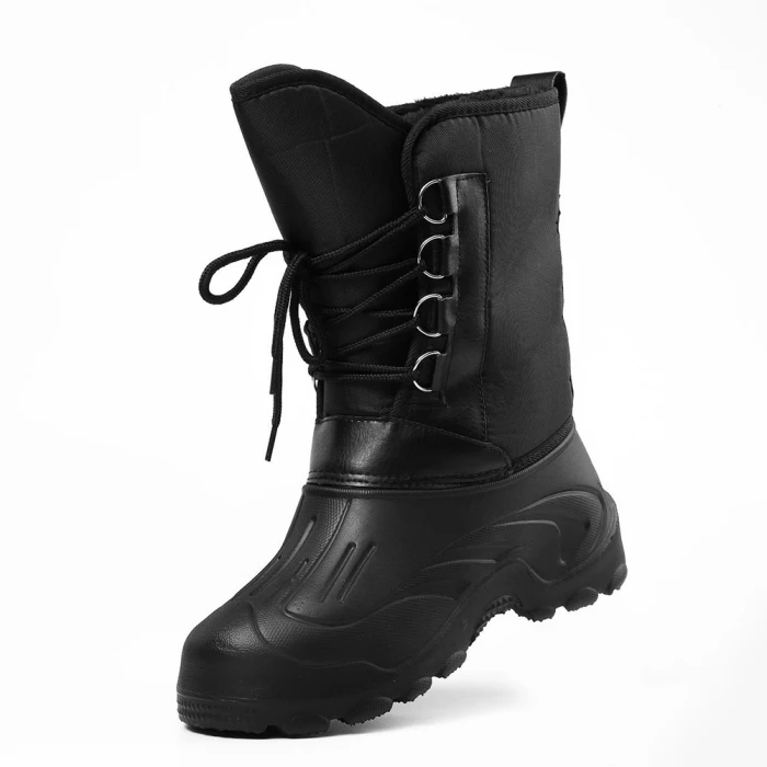 Новое поступление, мужские зимние ботинки, водонепроницаемая утепленная Уличная обувь для охоты и пешего туризма